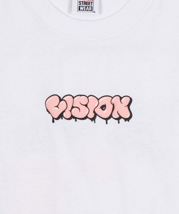 WEGO 【ユニセックス着用ITEM】別注VISIONグラフィックT（SS） ホワイト