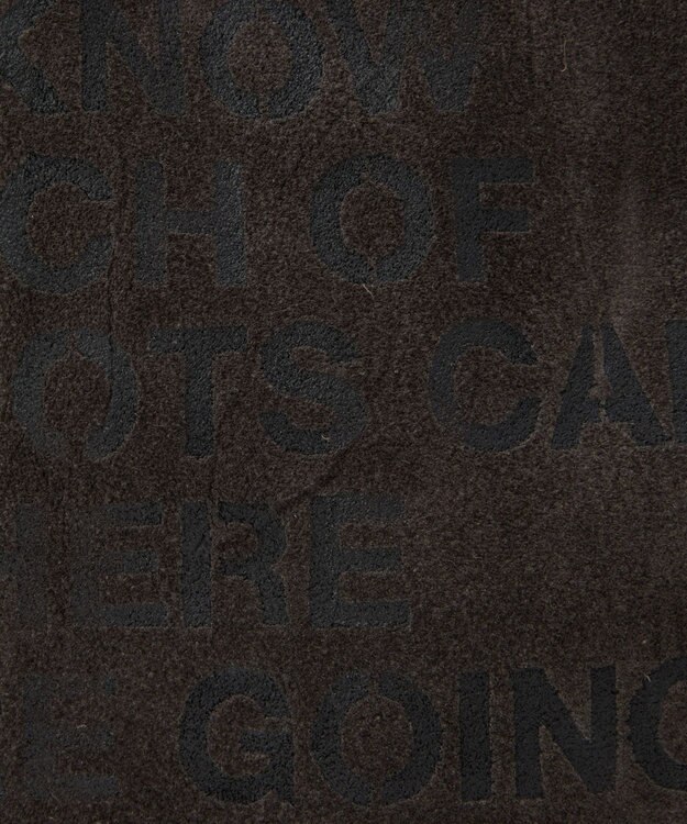 russet ステンシルデザインスエード2WAYトートバッグ(CE-1639) Gray