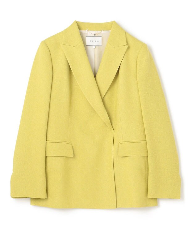 BEIGE， BLAISE / ダブルジャケット Chartreuse