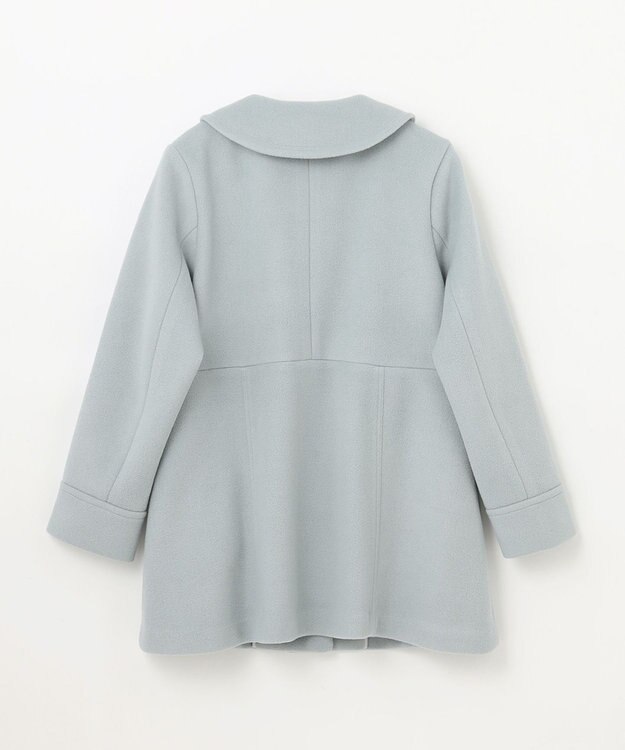 組曲 KIDS 【150-160㎝】フェイクウール コート ライトグレー系