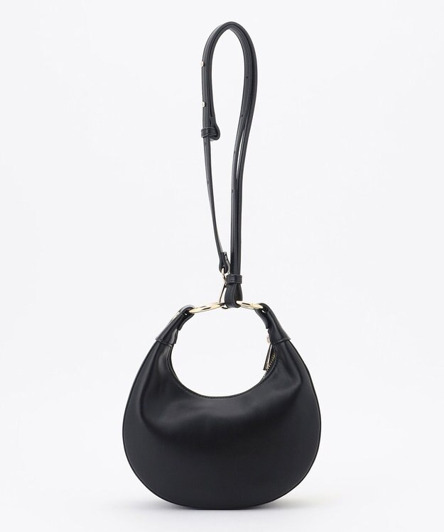 組曲 【加藤ローサさん着用】キャットショルダー バッグ ブラック系