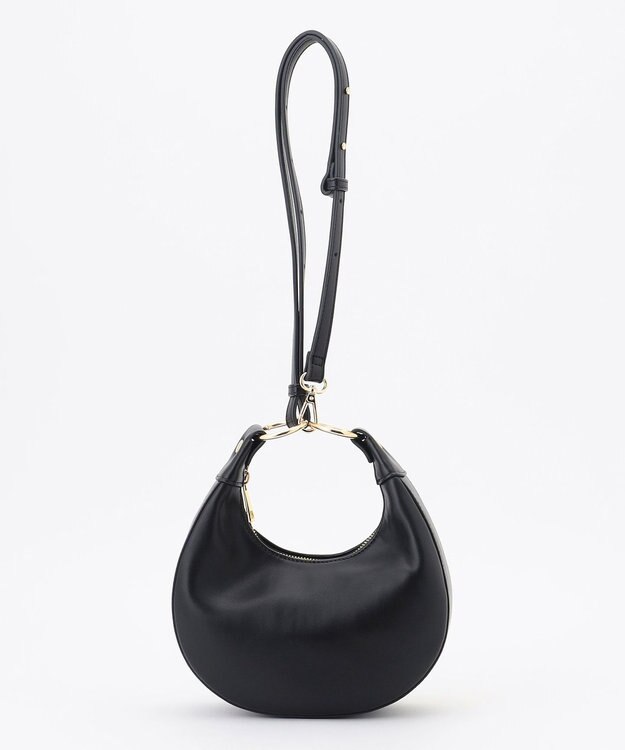 組曲 【加藤ローサさん着用】キャットショルダー バッグ ブラック系