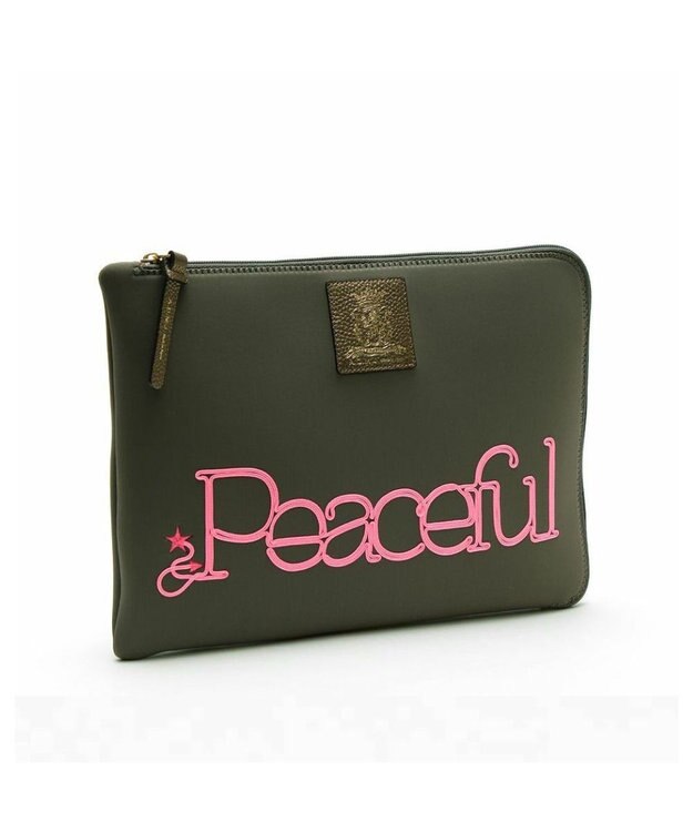 A.D.M.J. 【魔法の様に軽い】マジックライト/コード刺しゅうフラットポーチ2セット(S・LL) LO/RO