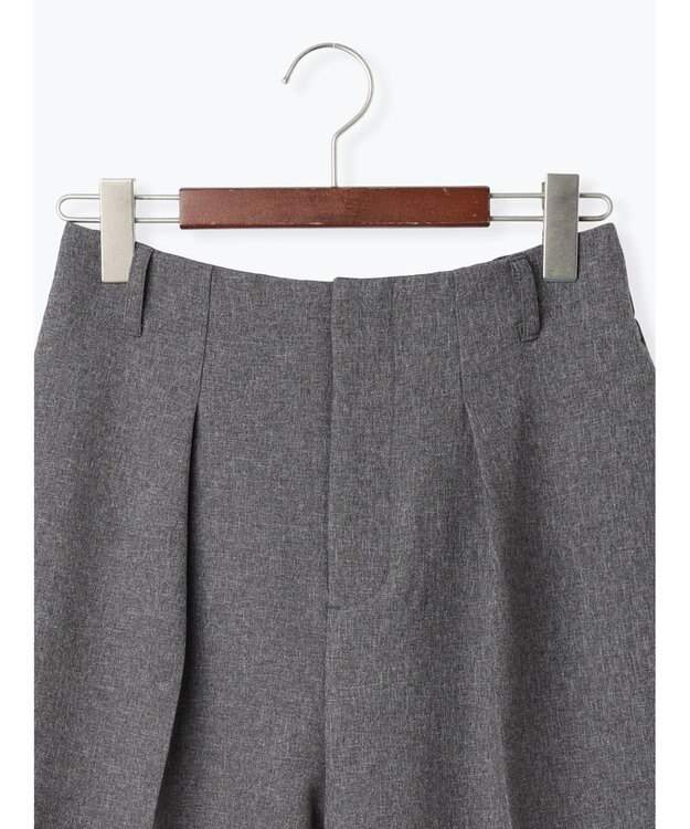 Te chichi フロントタックハーフパンツ《2025Autumn catalog vol.2 item》 グレー