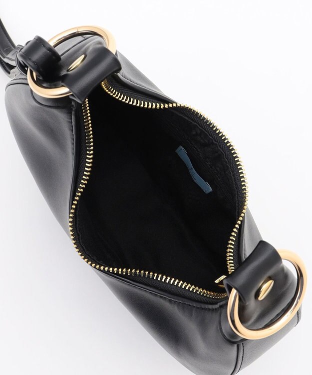 組曲 【加藤ローサさん着用】キャットショルダー バッグ ブラック系