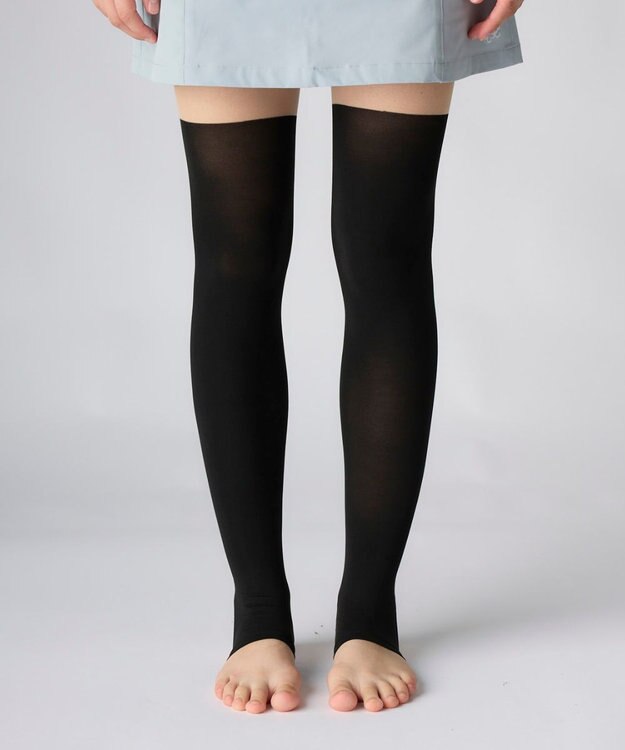 FILA GOLF／marie claire 【marie claire SPORT】 ニーハイソックス風トレンカ ライトベージュ