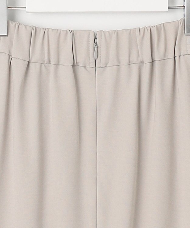 J.PRESS LADIES S 【洗える】 Hari-Puru jersey スカート ライトグレー系