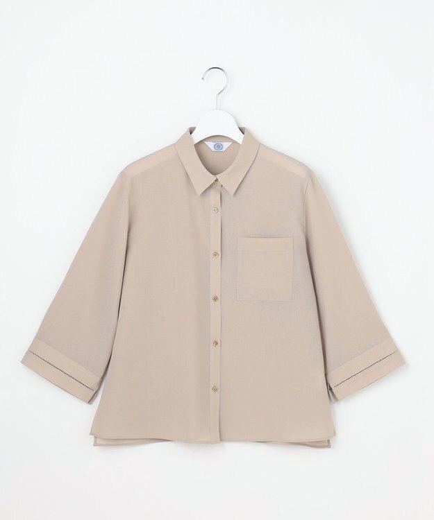 J.PRESS LADIES トロピカルボイル シャツ ブラウス ベージュ系