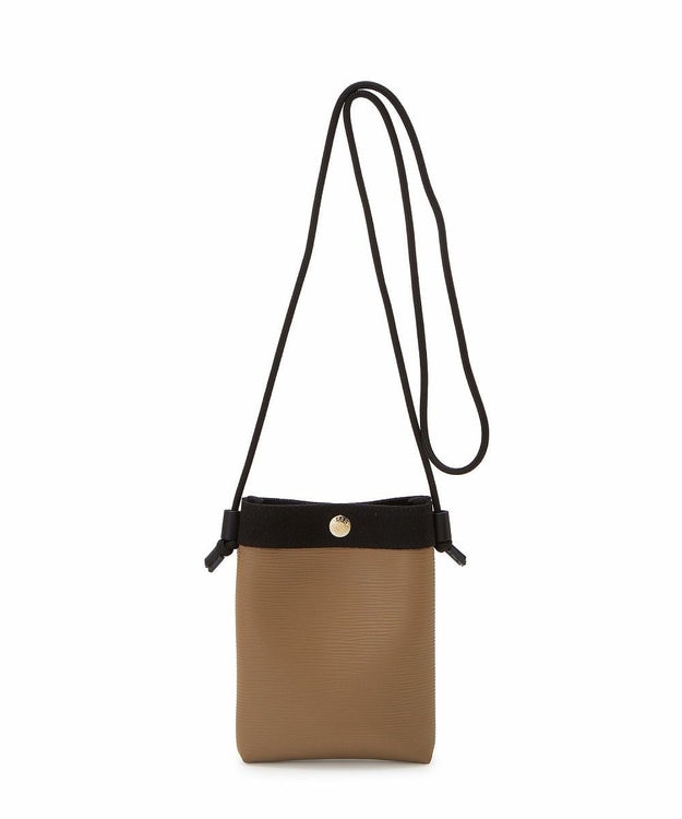 TOPKAPI 【Breath TOPKAPI】RIPPLE リプル スリム サコッシュ スマホショルダー カーキブラウン