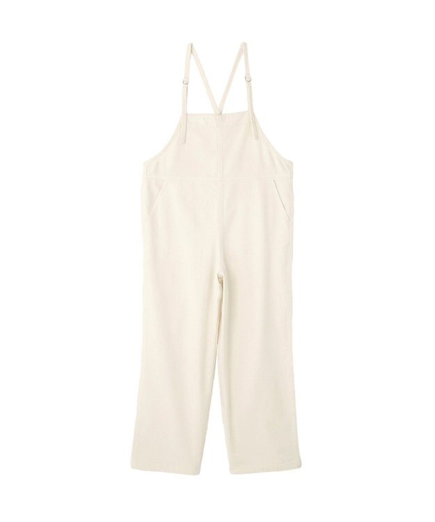 AMERICAN HOLIC デニムスクエアサロペット Ivory