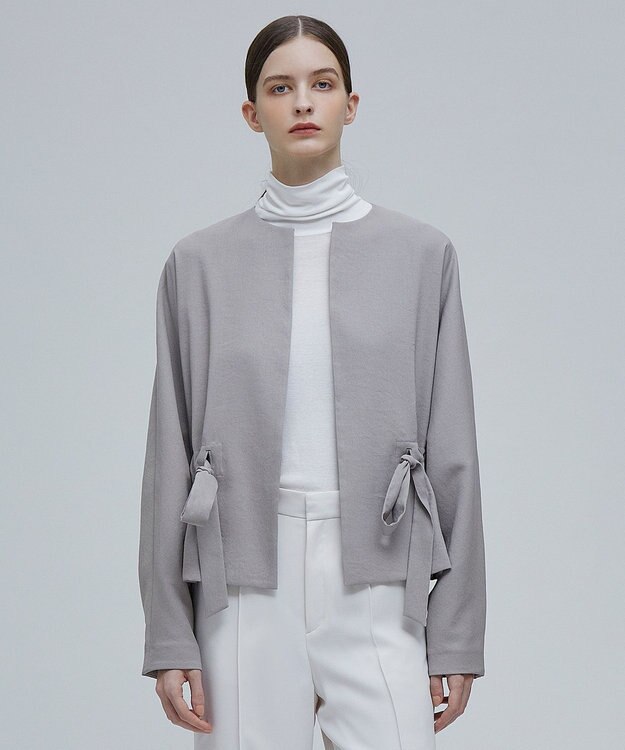 BEIGE， MARIE / ノーカラージャケット Taupe