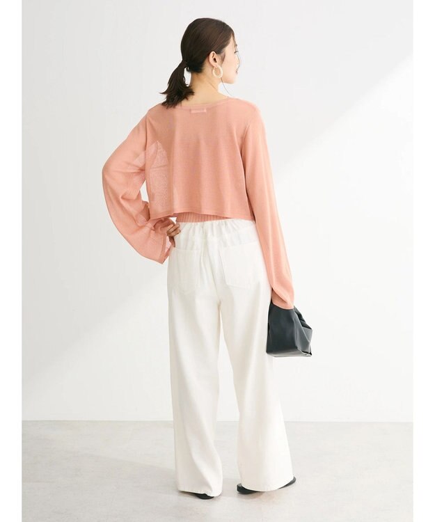 Green Parks ・swing by SET2点ニットカーデ&ニットキャミ Orange