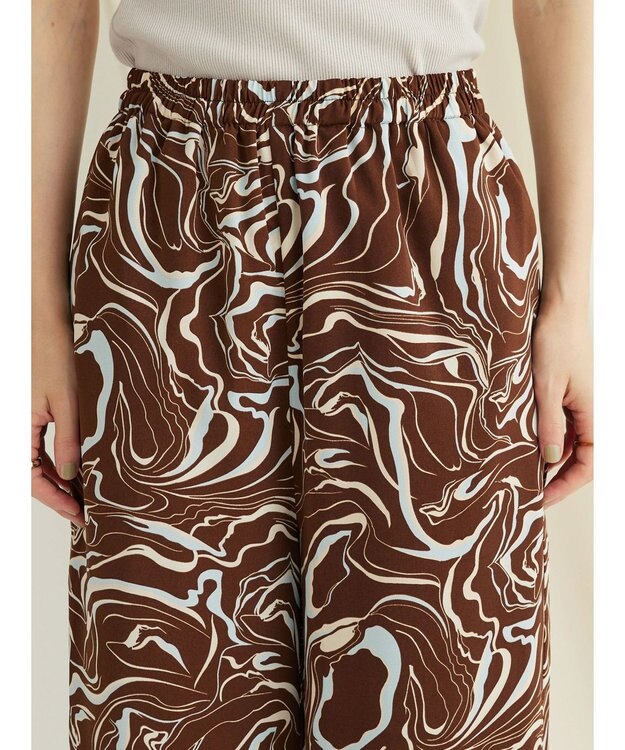 CRAFT STANDARD BOUTIQUE アソートプリント　柄イージーパンツ E