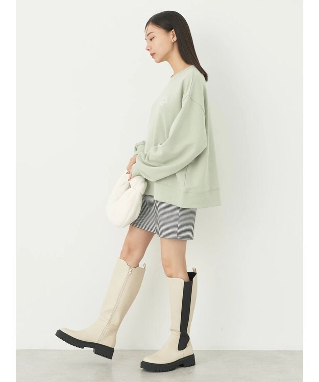 earth music&ecology アソートロゴスウェット Mint