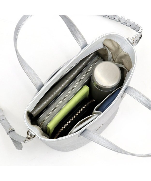 IBIZA フレスクーラ　2WAYバッグ シルバー