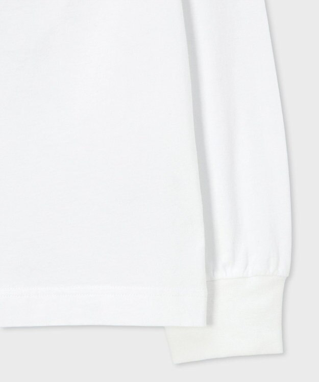 Paul Smith キャット プリント 長袖Tシャツ ホワイト