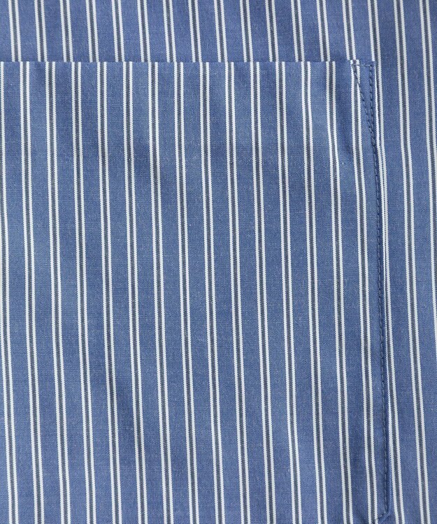 CRAFT STANDARD BOUTIQUE レギュラーカラーオーバーサイズシャツ Blue