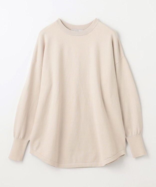 ANY 【6色展開】ソフトタッチニットプルオーバー ライトベージュ