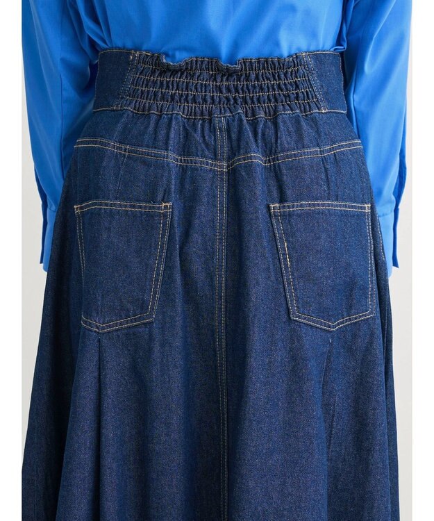 Green Parks ・ＳＵＧＡＲ　ＳＰＯＯＮ　コルセット風フレアスカート One Wash