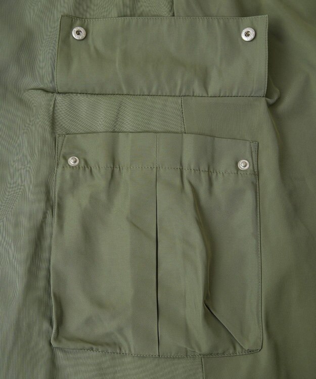 Green Parks ・ＳＵＧＡＲ　ＳＰＯＯＮ　ミリタリーフレアスカート Khaki