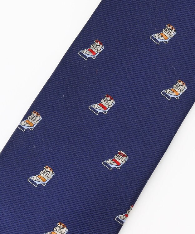 J.PRESS MEN 【JOKE TIE COLLECTION】ハンサムダンビーチベッド ネクタイ ネイビー系7