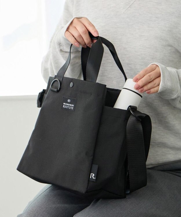 ROOTOTE 3557【ルートート】SC.デリ2way.リップストップ-A 01：ブラック