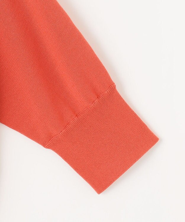 J.PRESS LADIES S 【WEB限定カラーあり・洗える・抗菌防臭】COTTON POLYESTER ドルマンスリーブ ニット 【WEB限定】オレンジ系
