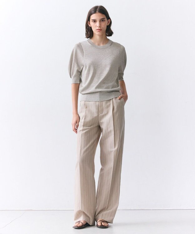 BEIGE， SMITHONITE / リュクスグリッター コクーンプルオーバー Grayge