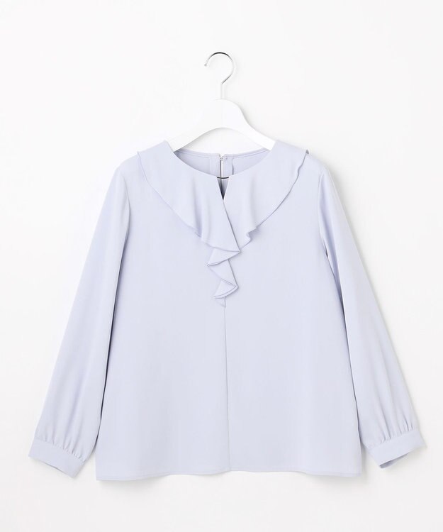 ANY SIS フリル ブラウス ライトブルー