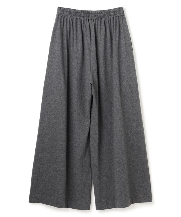 uncrave プレーンジャージー ギャザーパンツ チャコール