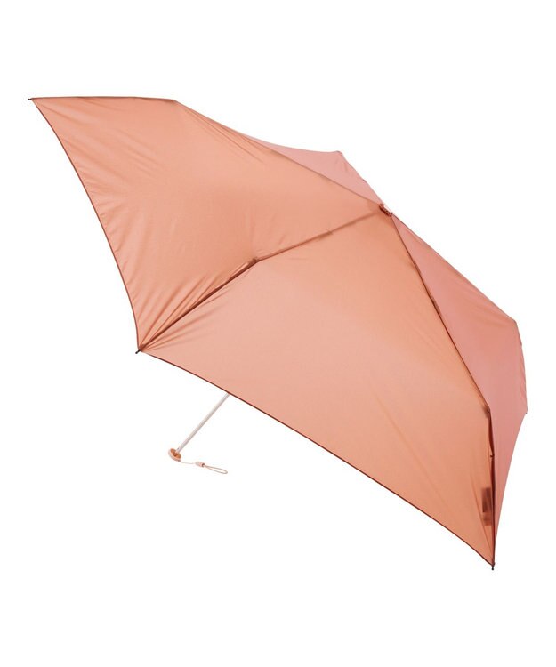 MOONBAT 【Pitaa】 pen プレーン 無地  折りたたみ傘 雨傘 超軽量 50cm ディープオレンジ（レンガ）