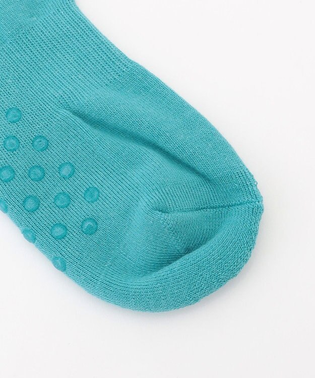 PW CIRCULUS 【虫よけ加工】【MEN】ブランドロゴ ショートソックス  ゴルフ ブルー系