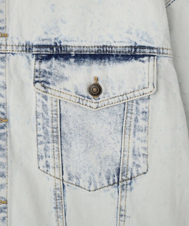 CRAFT STANDARD BOUTIQUE ハイブリーチケミカル加工デニムジャケット Light Indigo