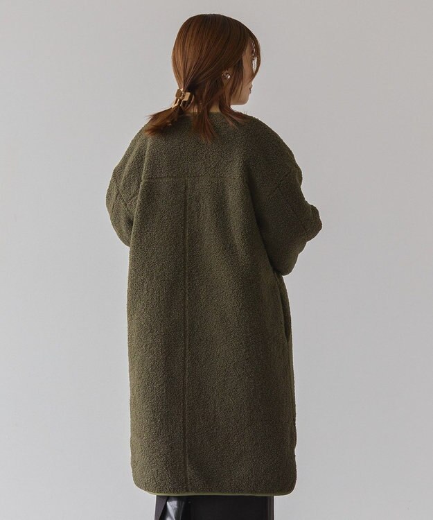 AMERICAN HOLIC 【WEB限定】あったかリバーシブルキルティングコート Khaki