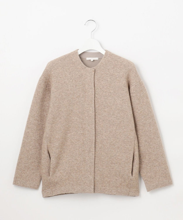 自由区 ラメブークレ アウター モカ