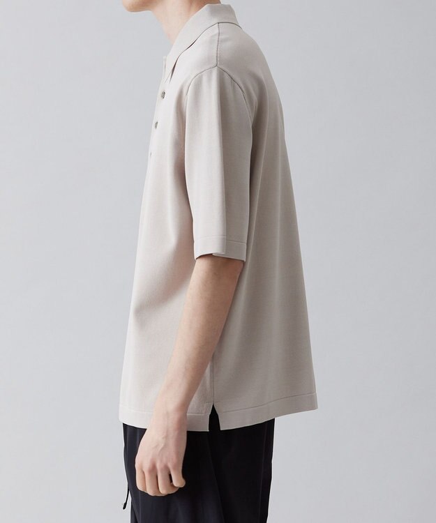 UNFILO MENS 【接触冷感】イージーケア ニットポロ [23年春夏商品] アイボリー