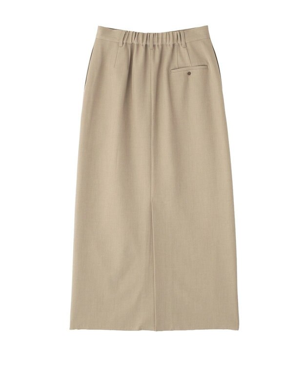 CRAFT STANDARD BOUTIQUE ＜セレモニー＞カットアウトヘムIラインスカート Beige