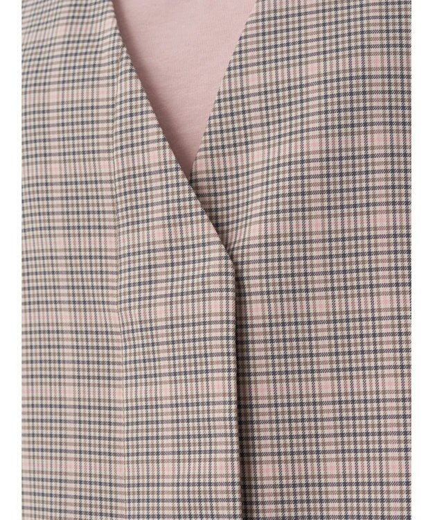 earth music&ecology フロントジップジャンスカ Glen Check