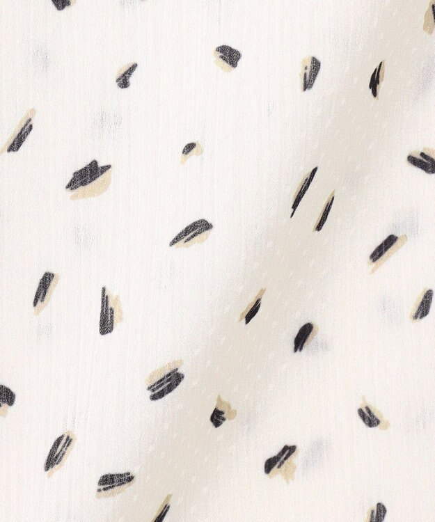 ANY ボウタイブラウス エクリュベース