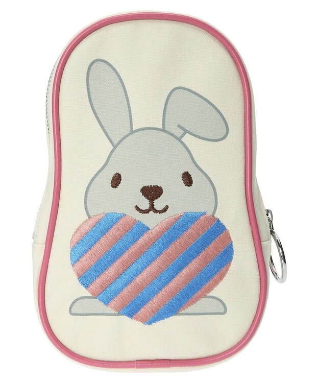 Green Parks ＬＡＰＰＹ／シルエットポーチ Pink