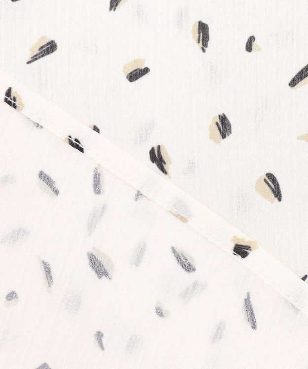 ANY ボウタイブラウス エクリュベース