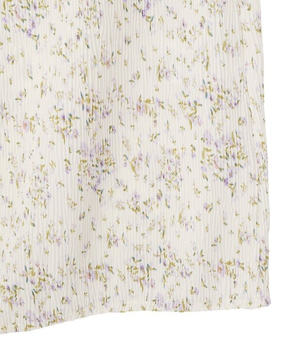 earth music&ecology フラワーバッククロスキャミワンピース Ivory