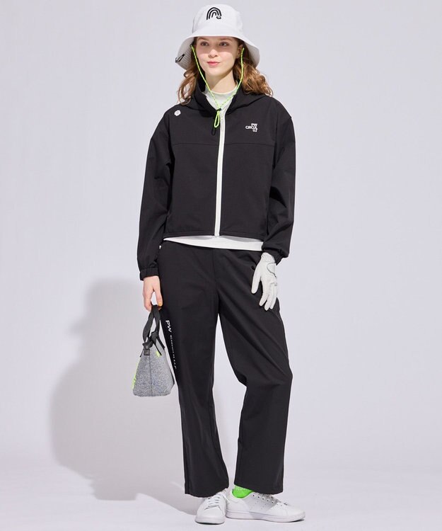 PW CIRCULUS 【花粉がつきにくい】【WOMEN】スプリングジャケット ゴルフウェア レディース ブラック系