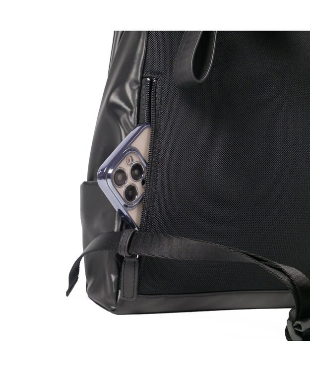 PELLE BORSA ミドルサイズリュック Cheers チアーズ 4689 ブラック