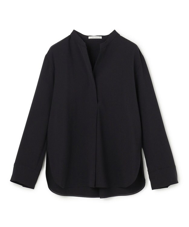 BEIGE， 【セットアップ対応】SPHENE / スタンドカラープルオーバーブラウス Navy