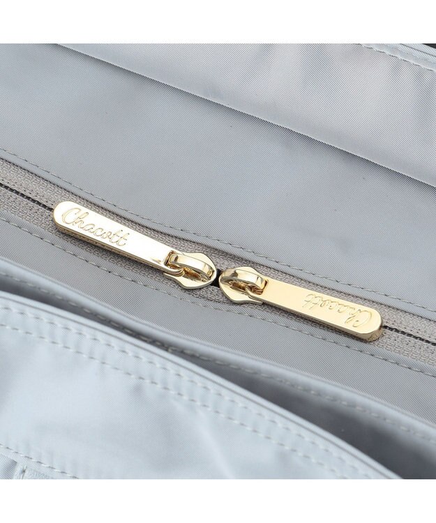 Chacott ギャザーハンドトートバッグ ヒヤシンス