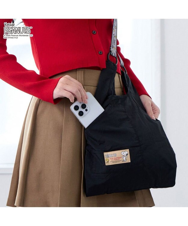 ROOTOTE 8459【スヌーピー】IP.ルーショッパーミッド.ピーナッツ-0P 02：ジョー・クール