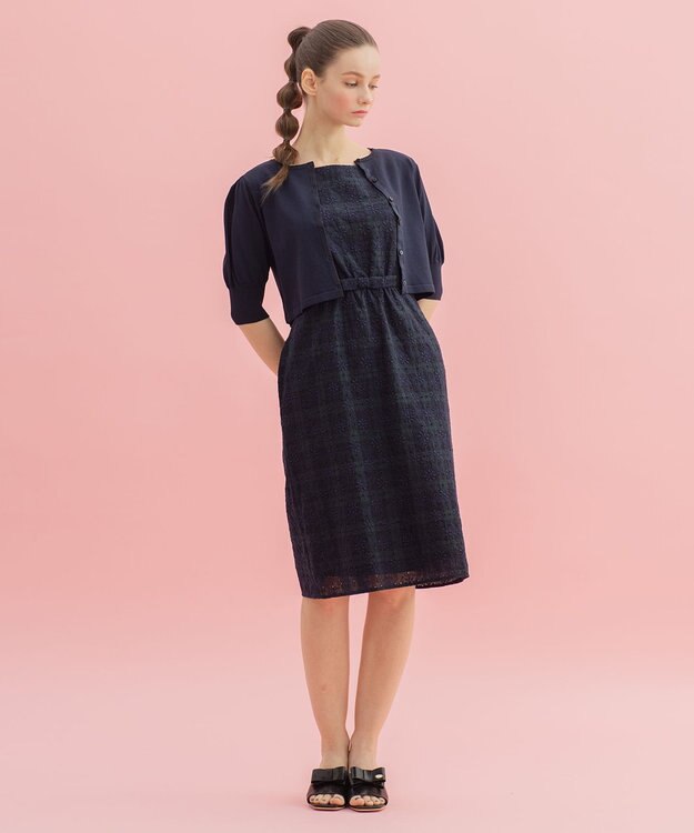 TOCCA PEONIA ドレス ブラック×ネイビー系