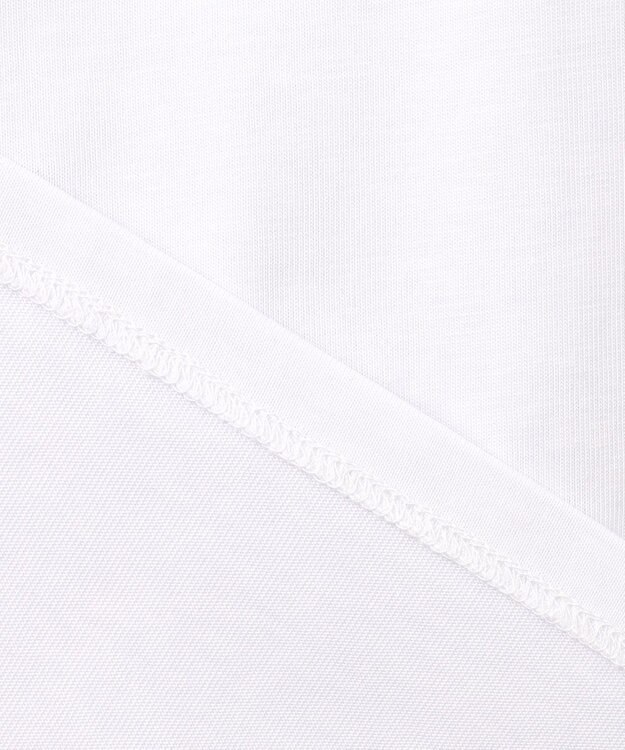 23区 L 【UVカット/洗える】CA ME PLAIT ロゴTシャツ オフ×ゴールド