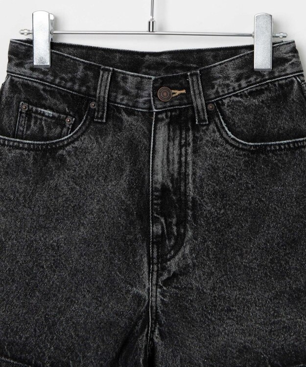 WEGO 台形デニムショートパンツ ブラックその他